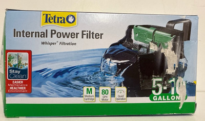 Tetra Whisper Internal Filtration with Air Pump 5 to 10gal for Aquariums Filters