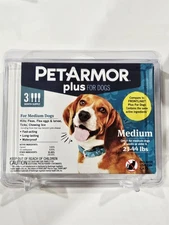 🐕 PETARMOR Plus for Dogs 23-44lbs. 3 Applications