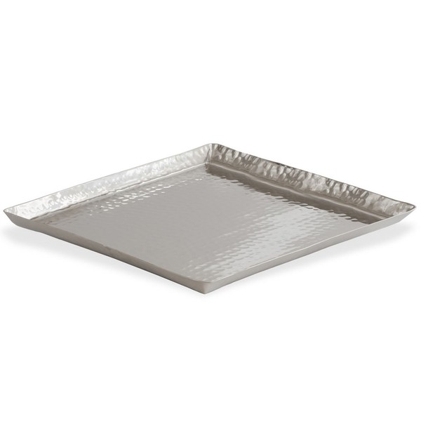 Dekotablett Quadratisch 40X40 Cm Aluminium Tablett GehäMmert Ostern/Weihnachten-image