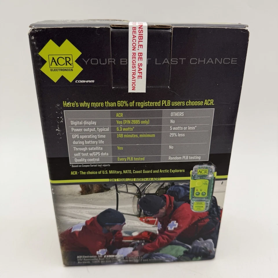 ACR SARLink View GPS Personal Locator Beacon - PLB-350B P/N: 2883 sarLink - Image 2 of 4