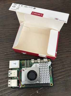 Raspberry Pi 5 8GB w/ Active Cooler & Official Bumper Case New Open Box -LIMITED