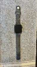 Apple Watch SE 44mm Black Aluminum GPS Waterproof Nike Sport Band Silicone
