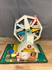 Vintage Fisher Price Little People 1966 Ferris Wheel WORKS original figures 969