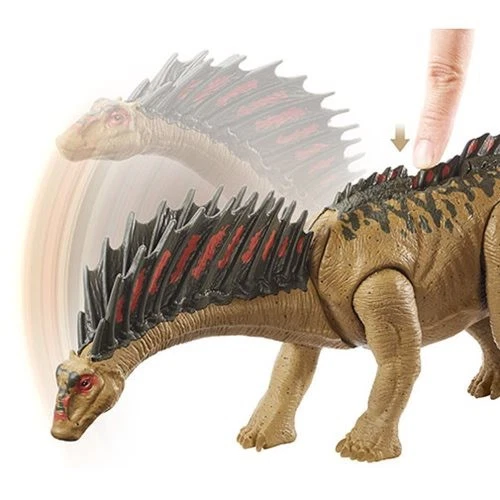 Figura de dinosaurio Amargasaurus 2018 Jurassic World Mega Dual Attack Foto 2 de 2