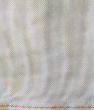 Earth Color Hand Dyed Cross Stitch Fabric 14 ct. Aida 19.5  x 28  Zweigart