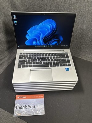 Lot of 6 HP EliteBook 840 G8 i5-1145G7 2.6GHz 16GB RAM 256GB NVMe W11P J12195
