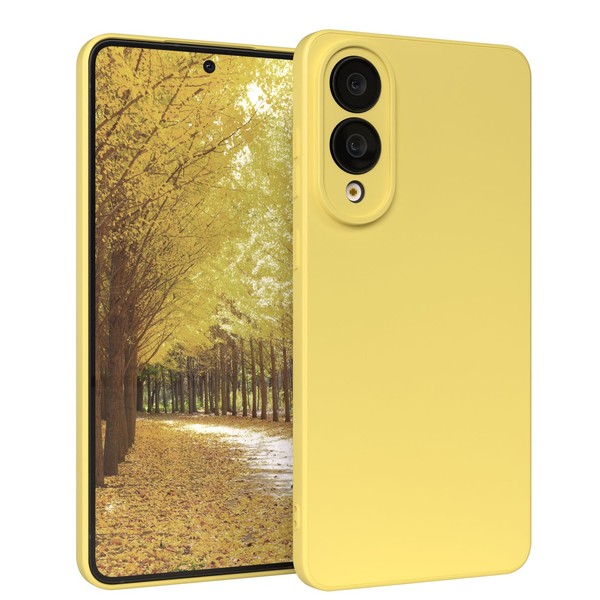HandyhüLle FüR Samsung Galaxy S25 Edge Silikon Back Cover Schutz Handy Case Gelb-image