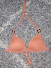 VS PINK PUSH UP TRIANGLE BIKINI TOP   SIZE Xs new Rusty Peach