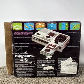 Mattel Intellivision II Console Complete in Box Controllers Cables Tested