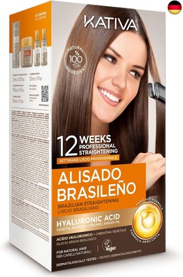 KATIVA (1 Stück (KERATINA) Glättungsset Brasilien (Keratin), Papier, Einfarbig, 