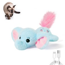 Potaroma Cat Toys Flapping Elephant, Interactive 6.3 Inches, Elephant