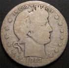 1913-D Barber Quarter - Majority of the Major Details are Outlined