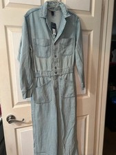 Denim coveralls
