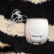 Sony Discman ESP2 Portable CD Player Silver Headphone Jack CD Audio Output