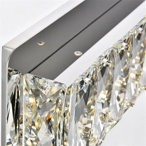 Elegant Lighting Monroe 24.4" Royal Cut Crystal Vanity Light in Chrome - Picture 6 of 6