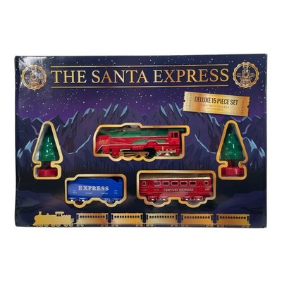 Christmas The Santa Express Deluxe 15-teiliges Zugset komplett sehr guter Zustand