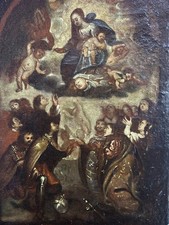 Piccolo bozzetto per pala d'altare fine '600