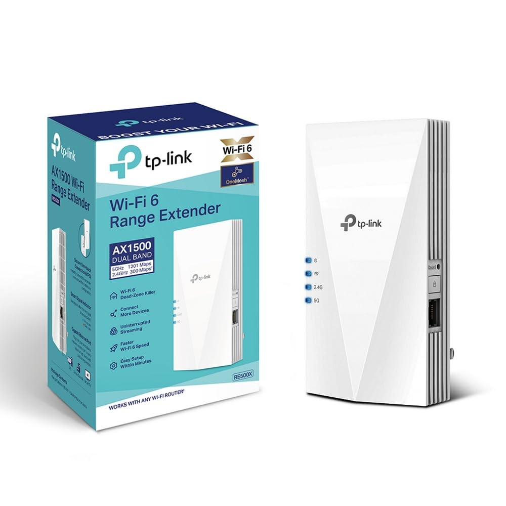 TP-Link RE500X Ripetitore WiFi 6 AX1500 - Estensore Segnale Mesh Italia