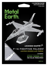 Fascinations Metal Earth F-16 FIGHTING FALCON UNITED STATES AIR FORCE Model Kit