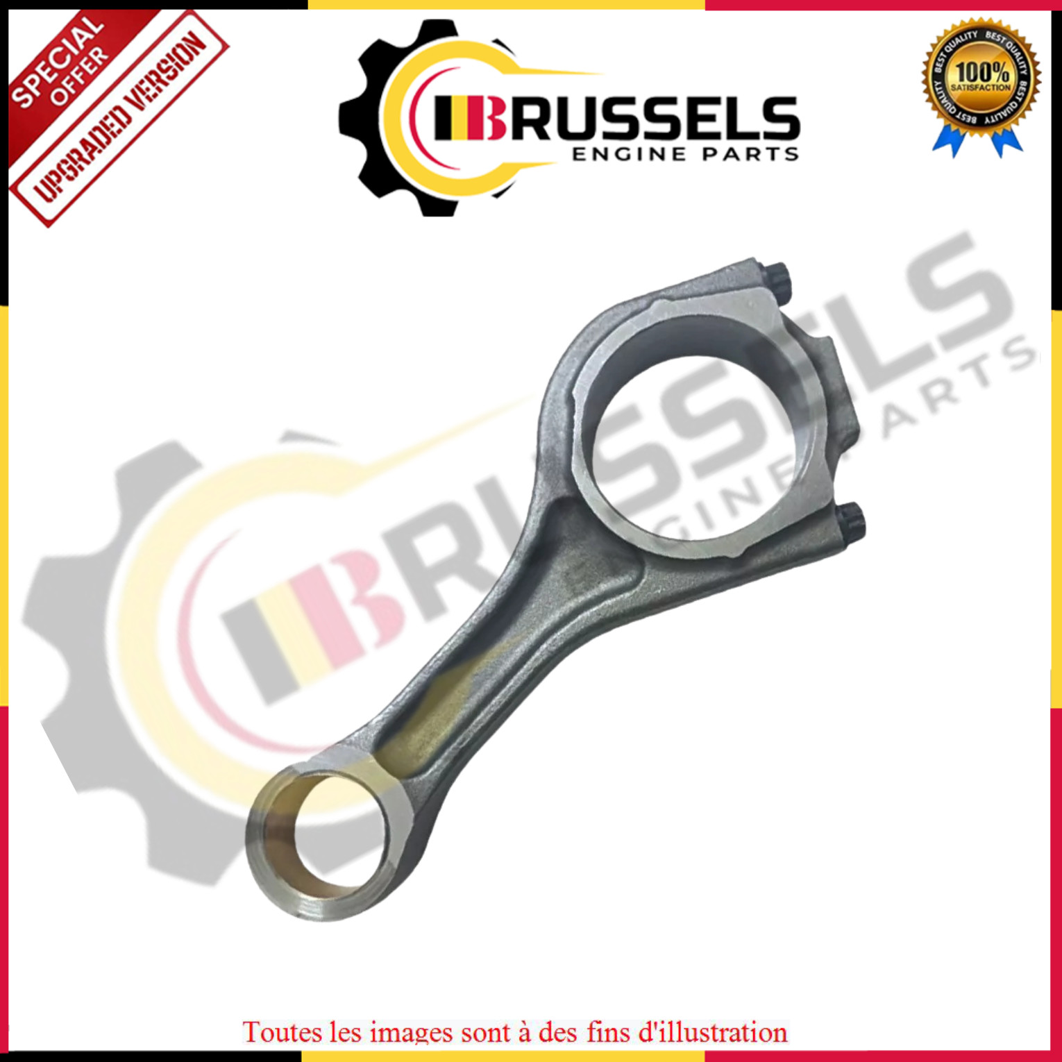 Bielle forgée 204DTD pour moteur Jaguar XE et Land Rover Discovery 2.0