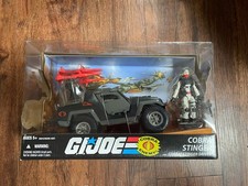 Hasbro 2008 GI JOE 25TH ANNIVERSARY COBRA STINGER WITH DRIVER