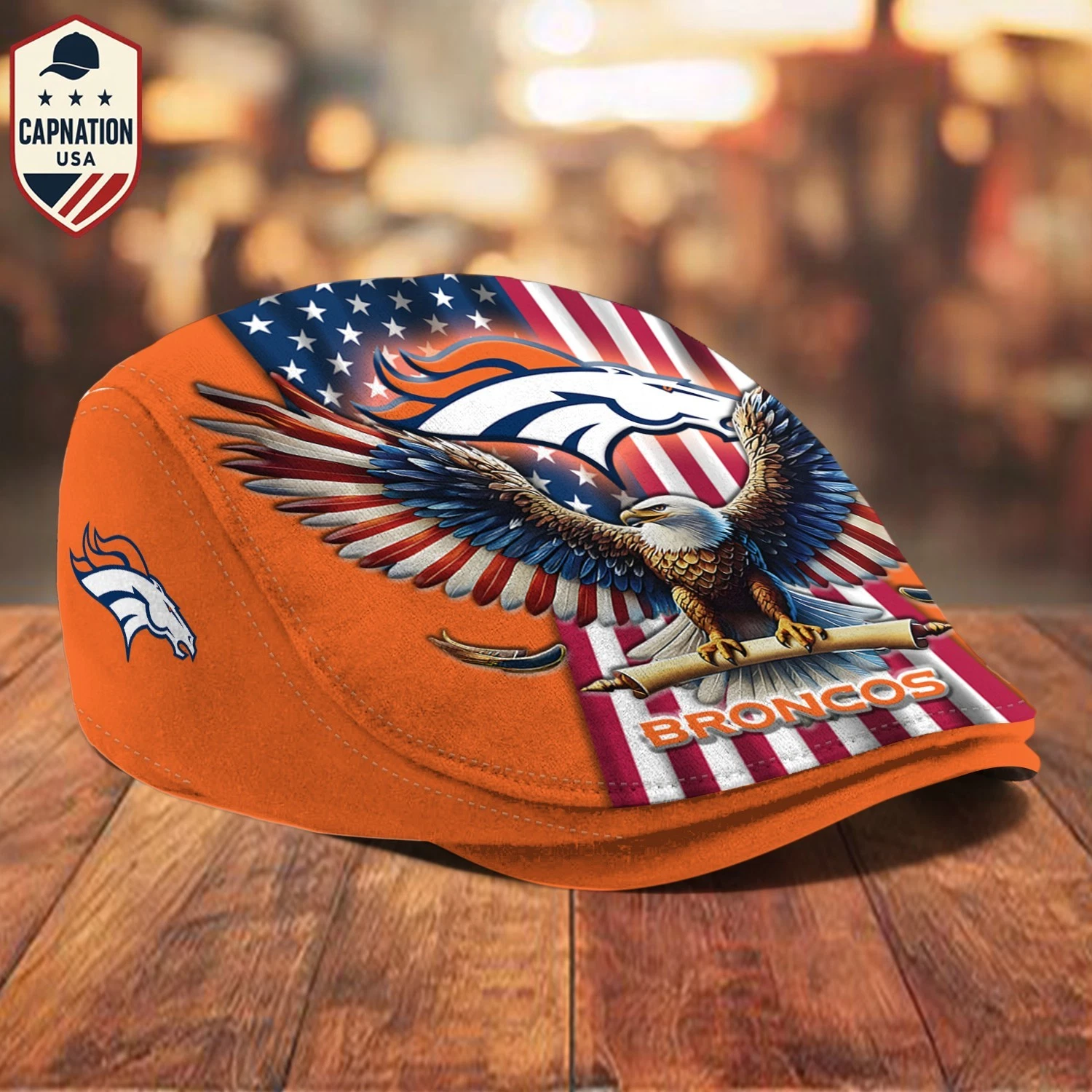 Denver-Broncos Jeff Cap Newsboy Cap Driving Cap Flat Cap Golf Cap For Men
