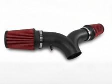 Dual Air Intake For 2006-2010 Jeep Commander 5.7l 6.1l V8 Hemi Wrinkle Black