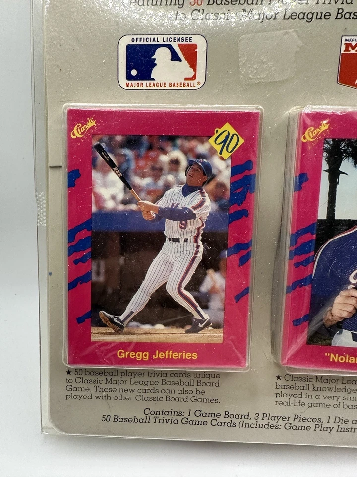 1990 Classic Major League Baseball MLB Board Game Cards - Sealed NOLAN Knows Bo - Image 3 of 4