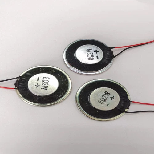 Altavoz magnético micro interno 2W 8 Ohm 2 piezas 28 mm de diámetro con cable pin - Imagen 5 de 11