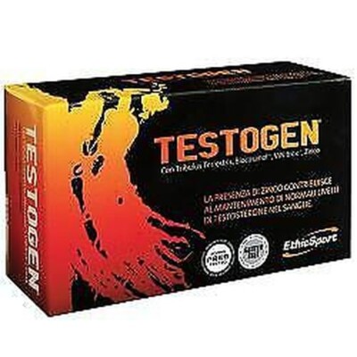 Italia Testogen Dietary Supplement 60 Capsules 1200mg