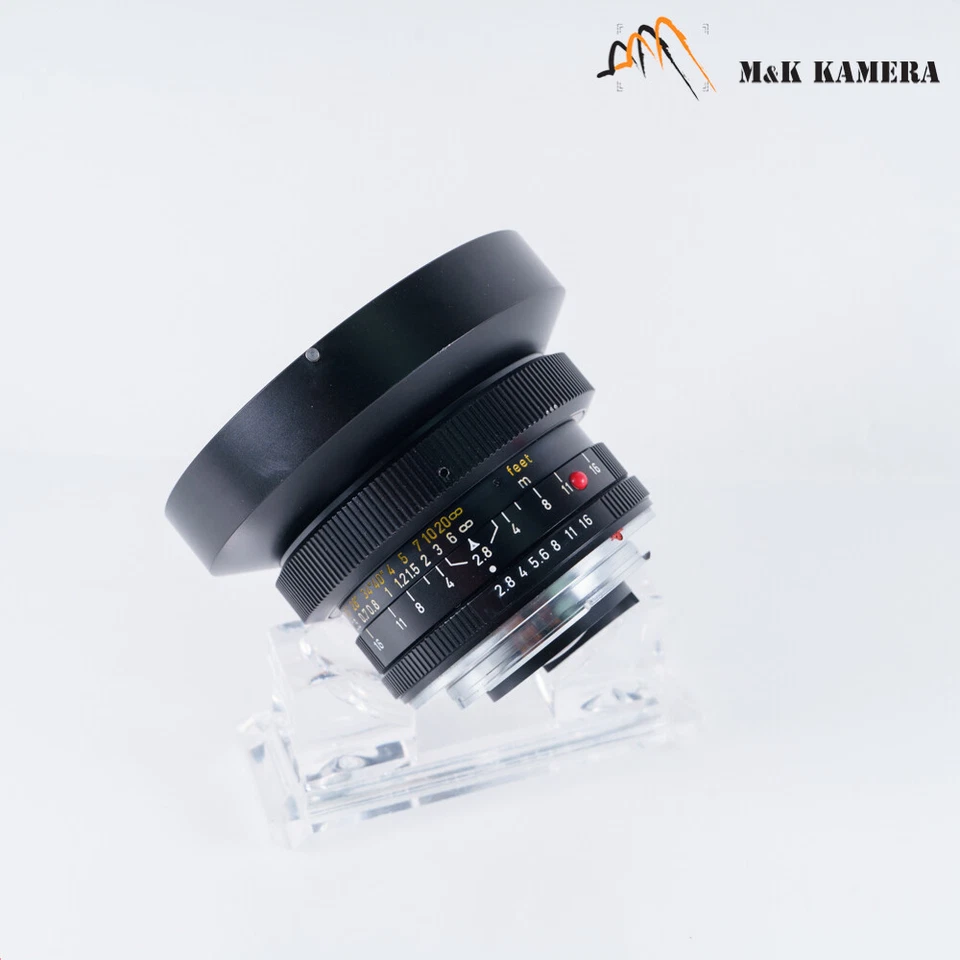 Lente Leitz Leica Elmarit-R 19mm/F2.8 Ver.I V1 ano 1975 Canadá #10194 - Imagem 2 de 4