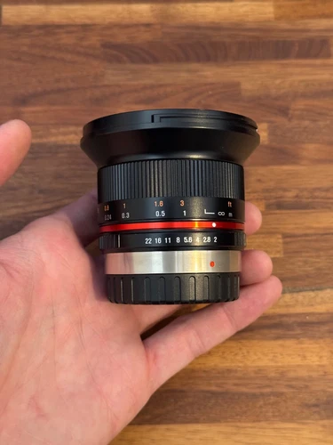 Samyang 12Mm F2.0 Ncs Cs Black Lens For Micro Four Thirds MFT 4/3