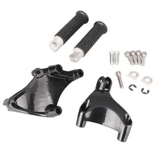 For Harley XL883 XL1200 XL48 2014 - 2016 Footrest Passenger Rearset w/ Bracket