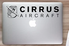 Cirrus Aviation Logo Decal- Airplane Sticker Decal- Pilot Sticker- Jet Decal