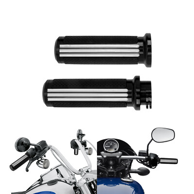 1'' 25MM Defiance Schwarz Lenkergriffe Hand Griff für Harley Sportster Softail