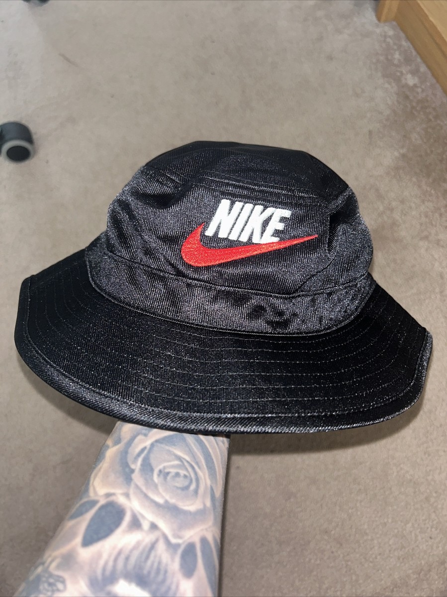 Supreme x Nike Dazzle Crusher Bucket Hat | Black | S/M | eBay UK
