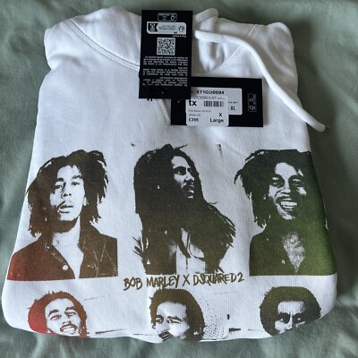 D SQUARED2☆BOB MARLEY プリント スウェット Bob Marley Cool Fit printed crewneck sweatshirt - DSQUARED2