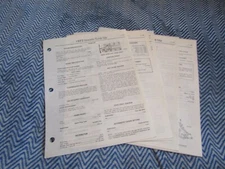 1973 LINCOLN MERCURY OLDSMOBILE FACTORY TUNE UP SPECIFICS SPEC MANUAL SHEETS SET
