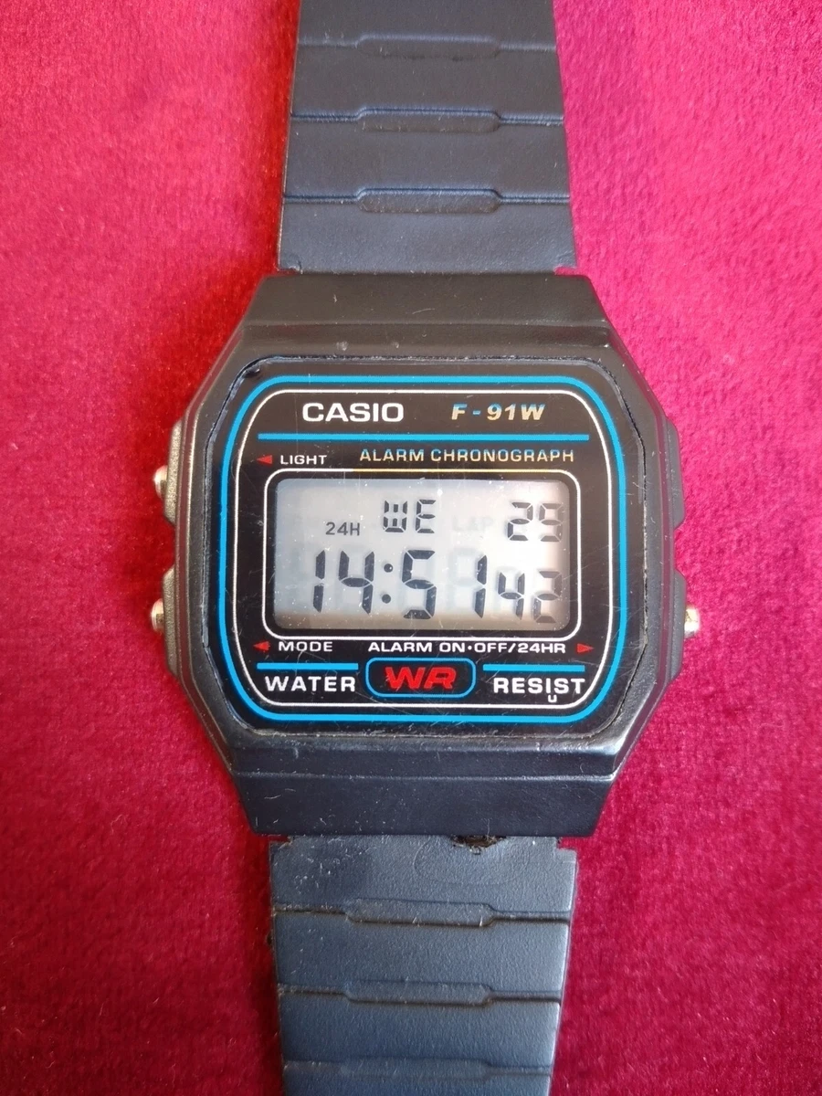 Casio F-91W Classic Digital Chronograph Alarm Watch 593