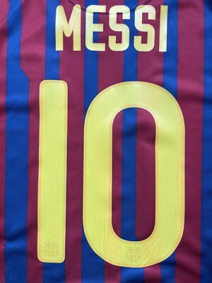 ウェア NIKE FC Barcelona Messi 10 Jersey XL 2011/12 Barcelona Home Jersey #10 Messi XL Nike Long Sleeve Soccer