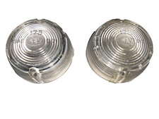 Coppia Vetri Frecce Ant/Post Bianchi  Moto Guzzi - Benelli -Cagiva CEV ORIGINALI