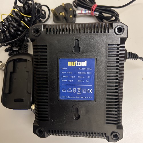 NUTOOL Model: NT ACDC 18-50A 22V D.C 1.3A Batteries Charger - Picture 2 of 3
