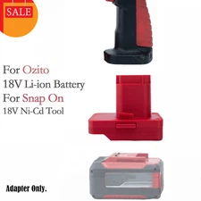 Suitable For OZITO/Einhell Li-ion Battery Adapter To Fits Snap On 18V Ni-Cd Tool