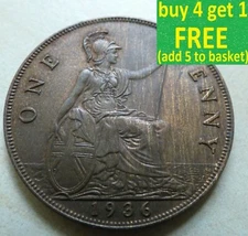 King George V One Penny Choice 1911-1936 Pick Your Own Choose