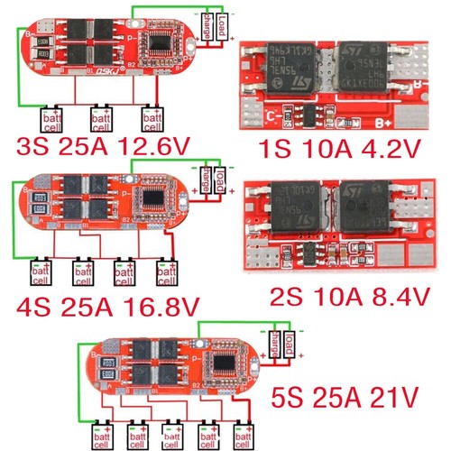 5S 100a 21v bms схема подключения