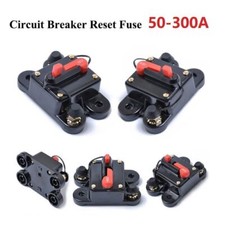 50-300Amp Waterproof Circuit Breaker Fuse Reset for Boat Car DC 12V-48V UK Stock