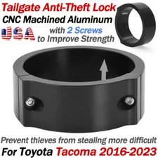 For Toyota Tacoma (2016-2023) Tailgate Anti-Theft Lock Device Truck Bed Aluminum