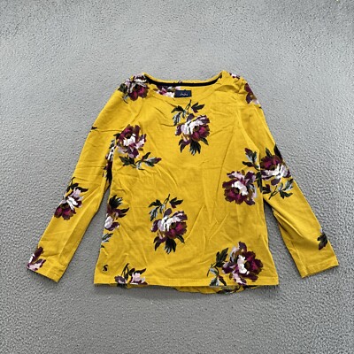 Joules Women's Harbour Long Sleeve Jersey Top Floral US Size 8 | eBay