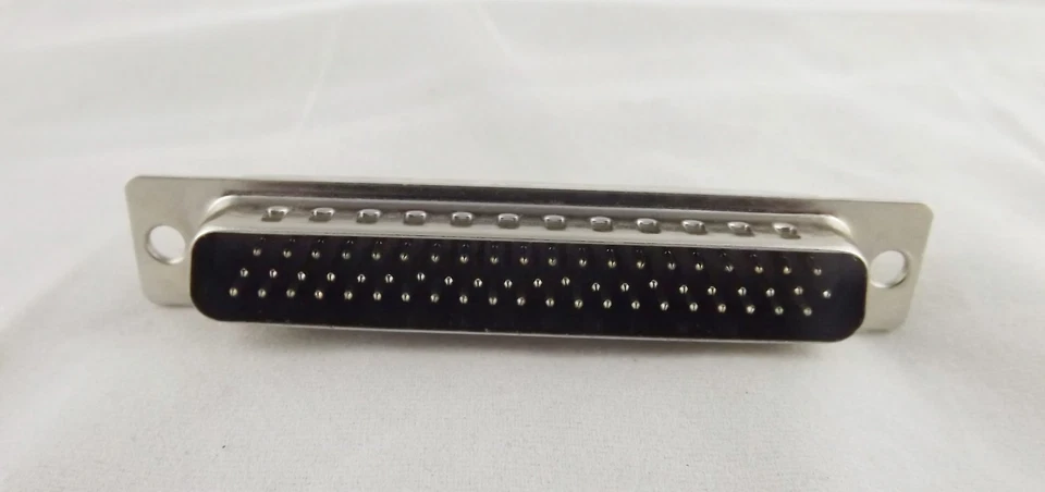 1pcs 62 Pin 3 Rows D-SUB DB62 Male Plug Solder Type Straight Connector Adapter - Image 2 of 4