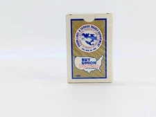 UNION MADE BUY UNION BUY AMERICAN PLAYING CARDS NEW SEALED MADE IN USA blue trim